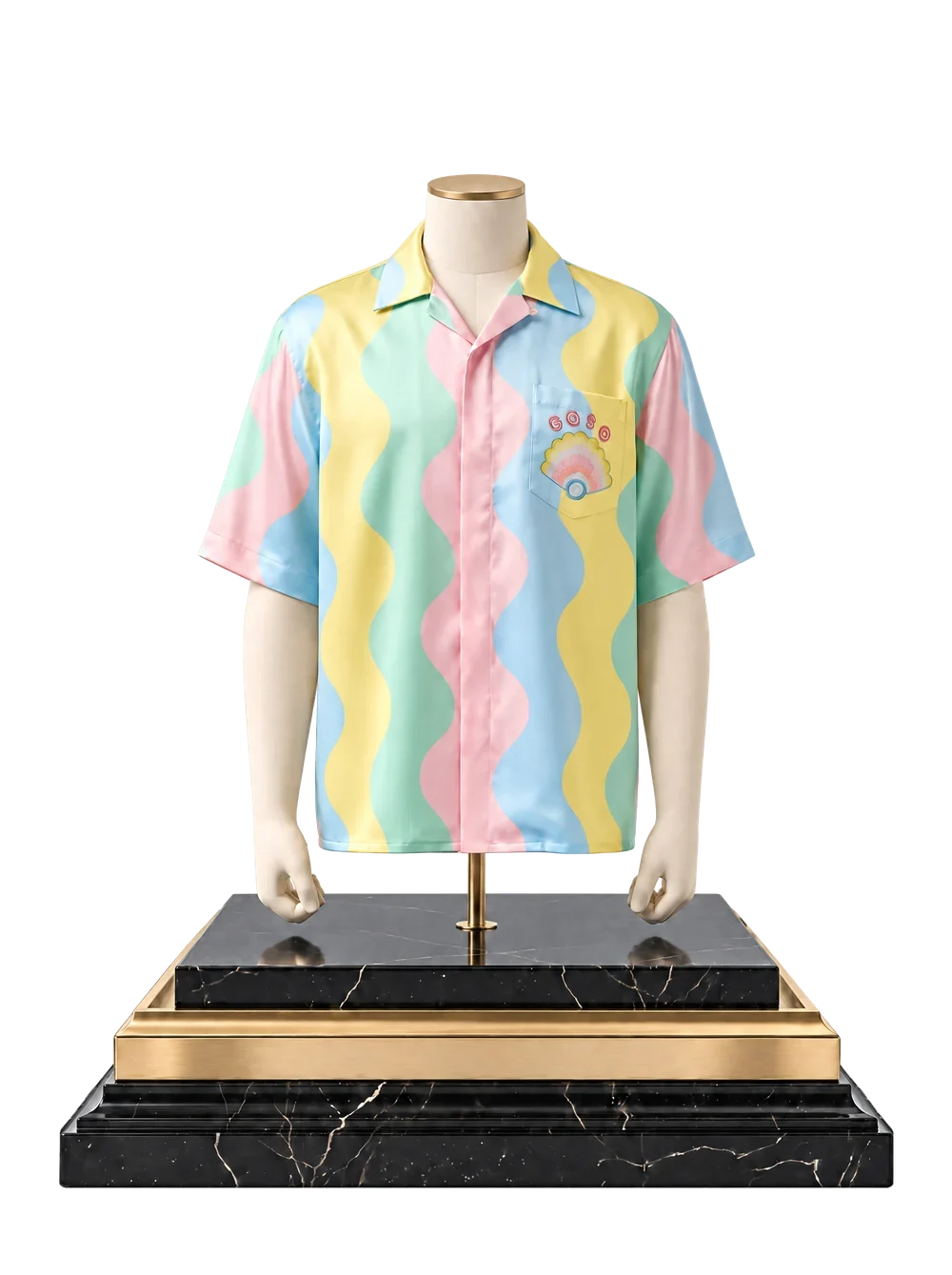 Casablanca Signature Silk Shirt